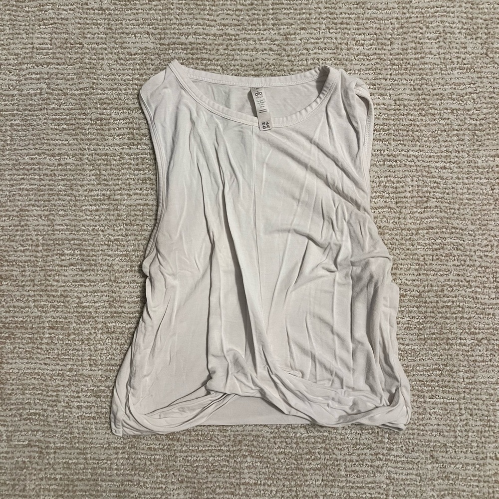 ALO Yoga White Tank Top